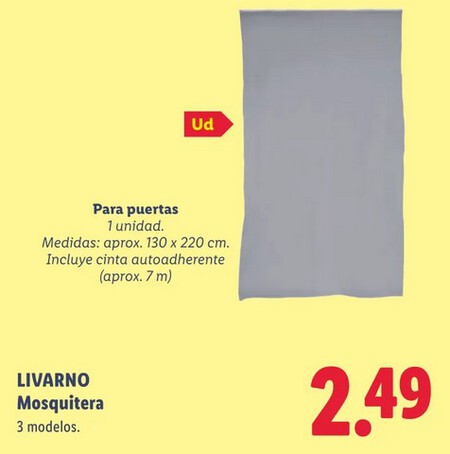 Mosquitera Puertas Lidl