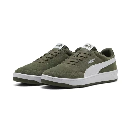 Puma Zapatillas Unisex Court Classic Clean SD, Moss Veil White, Talla 43,5 EU