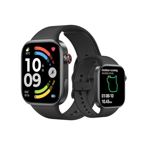 XIAOMI Redmi Watch 6, smartwatch Hombre y Mujer, 24 días, Negro