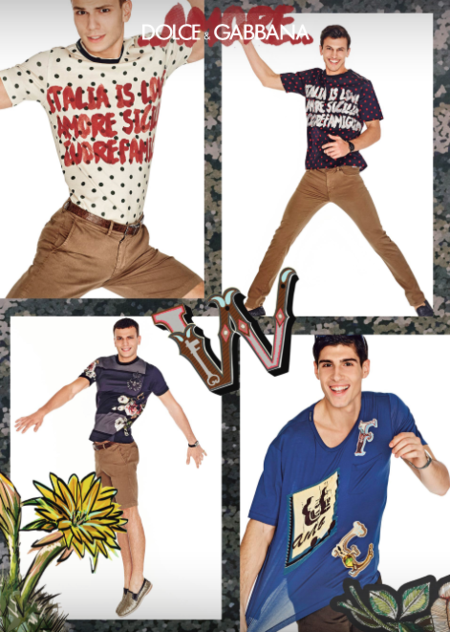 La línea de playeras de Dolce & Gabbana eleva el concepto del vestuario casual