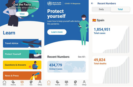 La Organización Mundial de la Salud lanza al fin su aplicación de información de COVID-19