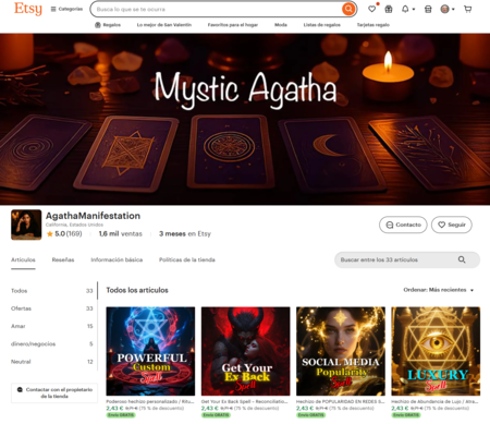 La tienda de Agatha Manifestation | Imagen: Xataka