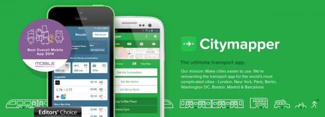 Citymapper para iOS