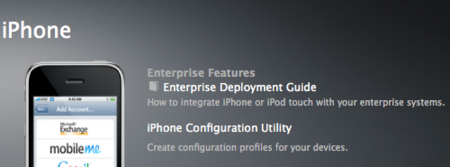 Apple publica las utilidades de configuración del iPhone