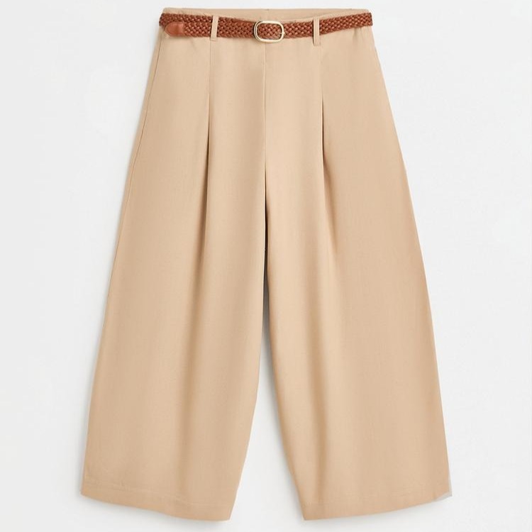 Pantalón barrel cinturón

