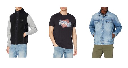 Chollos en tallas sueltas de pantalones, chaquetas o camisetas de marcas como Pepe Jeans, Levi's o Superdry en Amazon