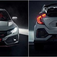 Aquí tienes las fotos que aún no deberías ver del bestial Honda Civic Type R, por delante y por detrás