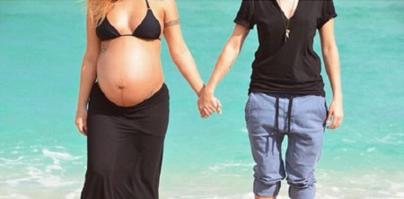 Lesbian Couple Pregnancy Family Photography 3