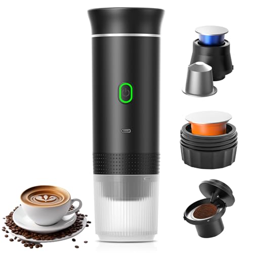 Aischens Cafetera Espresso Portátil Mini
