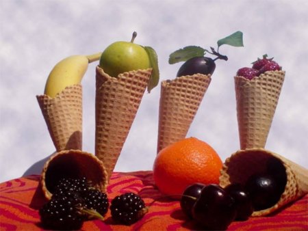 Sorbete de fruta, el mejor aperitivo del verano