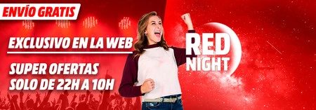 Red Night de MediaMarkt: los mejores precios de la Tienda Roja, sólo hasta las 10 de la mañana [Caducada]