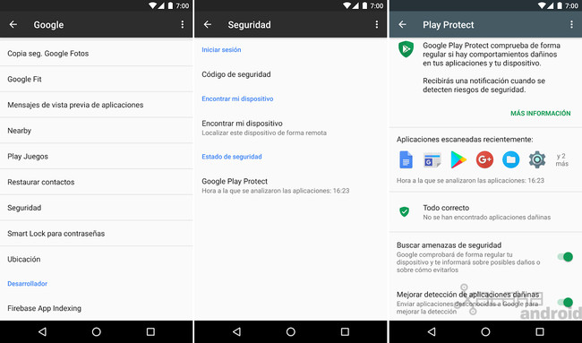Google Play Protect, el nuevo antivirus de Android ya está instalado en ...