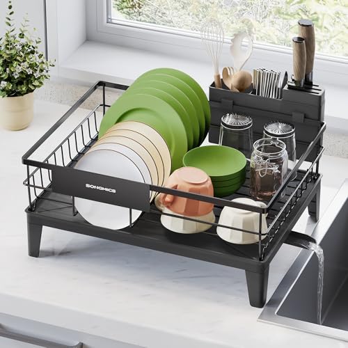 SONGMICS Escurreplatos Encimera de Cocina