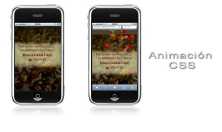 Animación CSS en Safari Mobile del iPhone o iPod Touch