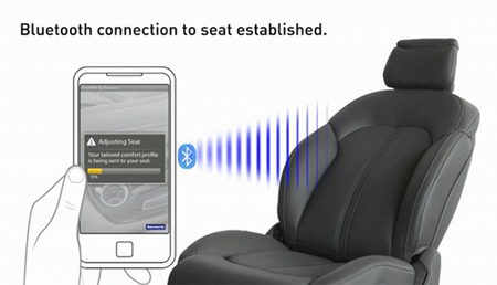 Faurecia SmartFit: un asiento completamente ajustable vía Bluetooth