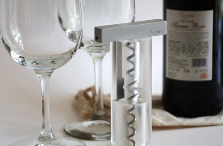 Aervine, un sacacorchos elegante con aireador incluido