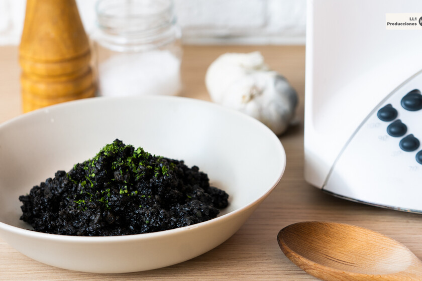 Black Rice Recipe In Thermomix, Cook With Alioli, Squid, Cuttlefish And