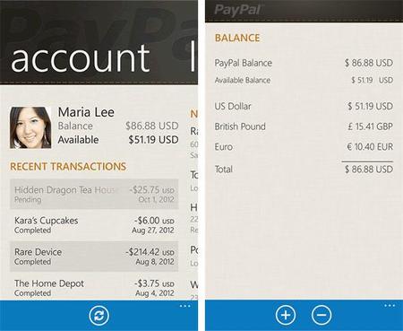 Paypal desaparece de Windows Phone 8, pero sigue en WP 7.5