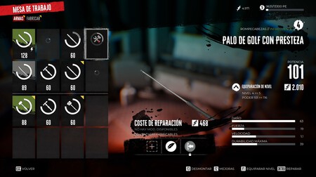 Reparación armas Dead Island 2