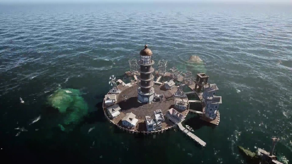 No es Frostpunk 3, pero en este juego de construcción postapocalíptico en el océano un faro es la última esperanza de la humanidad 