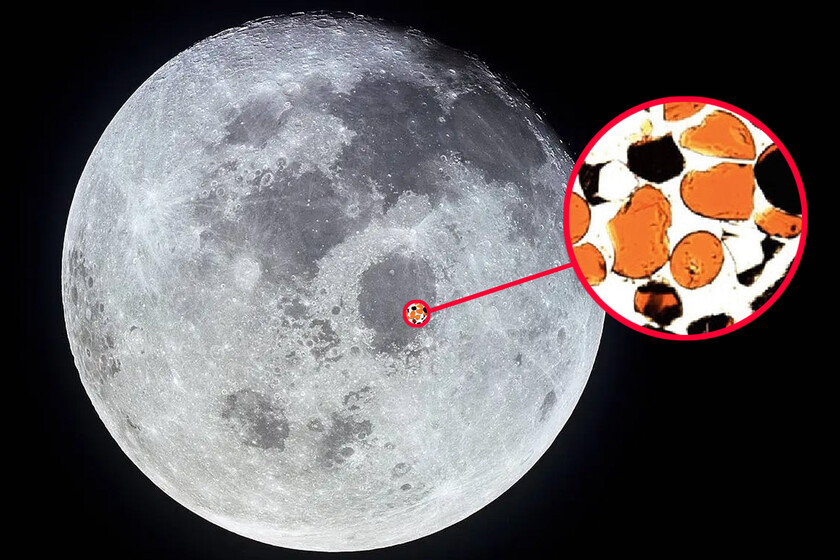 En 1969, la NASA encontró trozos de cristal naranja en la Luna. 50 años después, ya sabemos cómo llegaron hasta allí
