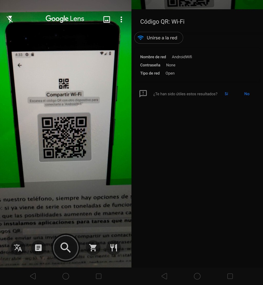 El mejor lector QR de Android ya lo tienes en tu móvil se llama Google