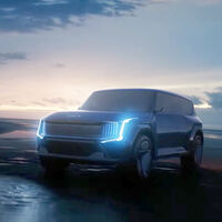 Y estas son las primeras imágenes del Kia Concept EV9: un mastodóntico SUV eléctrico para rivalizar contra el Hyundai IONIQ 7