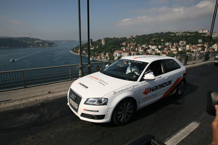 Gerhard Plattner en Audi A3 1.9 TDI e