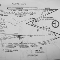 La historia de la tesis de 1955 que inspiró el autódromo Hermanos Rodríguez, la primera, y única, pista de "Formula 1" en México 