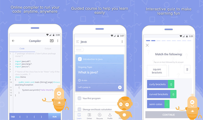 Capturas de la app Programming Hub