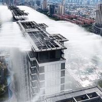En China han puesto a llover desde los tejados para combatir el calor: no es aire acondicionado, pero busca lo mismo