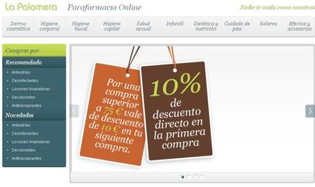 Parafarmacia ´La Palomera` con descuentos para tus compras
