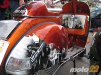 Vespa Kill Bill, una de las mejores decoraciones que he visto nunca