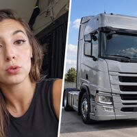 Ainoa, camionera en España: “No hay horarios, un día arrancas a las dos de la mañana y otro a las 10 de la noche” 