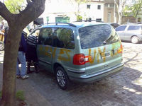 Aparcamiento indebido en Sicilia... no, Argentina