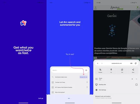 アーク Android ブラウザ