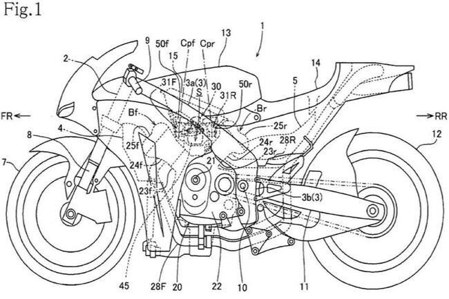 Honda Motor V4 Para Calle Con Desconexion De Cilindros 001