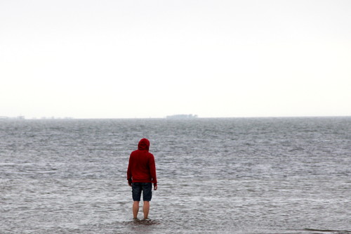 Caminar sobre el agua es posible, en la playa del Trabucador