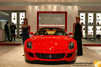 Stand de Ferrari en Detroit