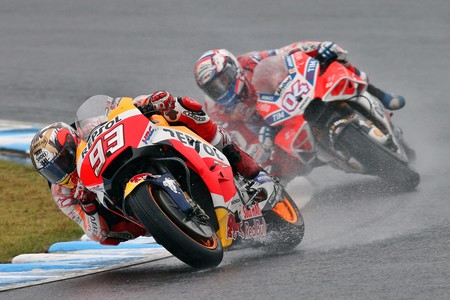 Marc Márquez bate otro récord 100 podios y elogia a Dovizioso: "Ha hecho una carrera increíble"