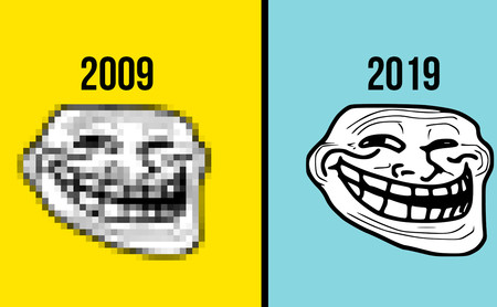 Esta animación muestra la evolución de los mejores memes de la década, y deja claro cuánto han cambiado