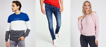 50% de descuento en las rebajas de Guess para encontrar ofertas en pantalones, jerseys o chaquetas de invierno