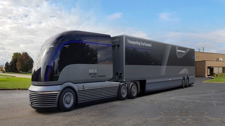 El Hyundai HDC-6 Neptune Concept es un vanguardista camión de hidrógeno para asaltar el transporte de mercancías