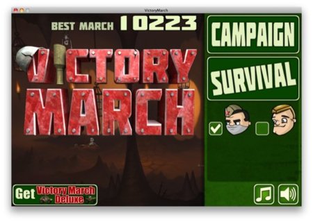 Victory March, un alocado y divertido juego para OS X