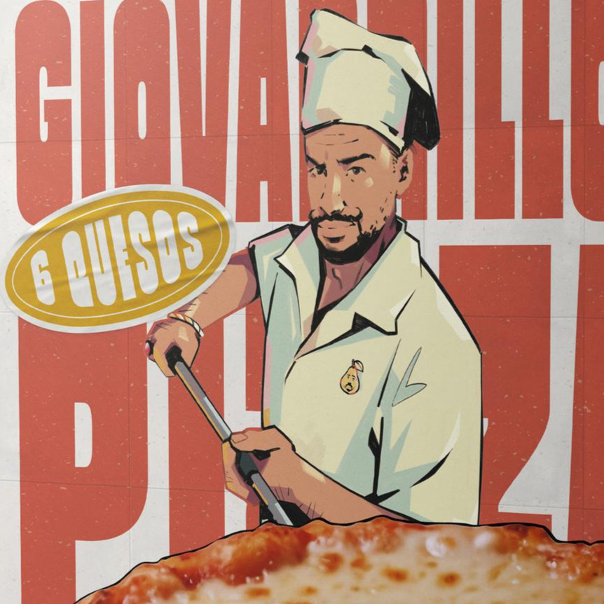  Pizza 6 quesos Giovannillo's 455 g. 