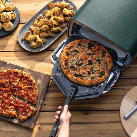 Horno Electrico De Exterior Para Pizza Ninja Artisan Verde Oscuro Mo201eudb