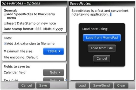 SpeedNotes hace que anotar pequeñas cosas sea más rápido y fácil en tu BlackBerry