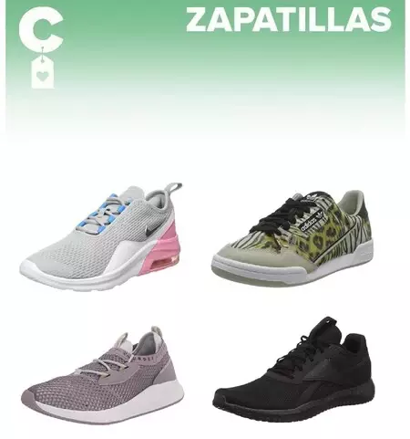 Chollos en tallas sueltas de zapatillas Under Armour, Reebok, Adidas o Nike  en Amazon