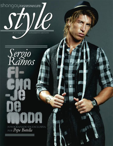 Sergio Ramos horrible en la revista Shangay