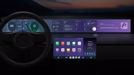 CarPlay の再設計を示す Apple の画像